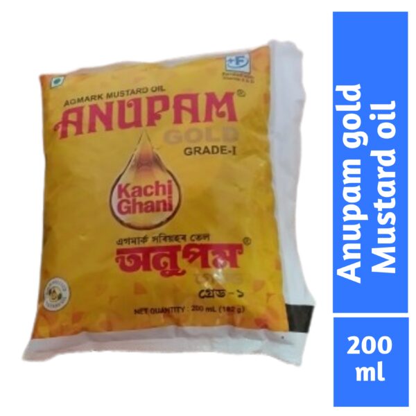 Anupam gold mustard oil 200 ml